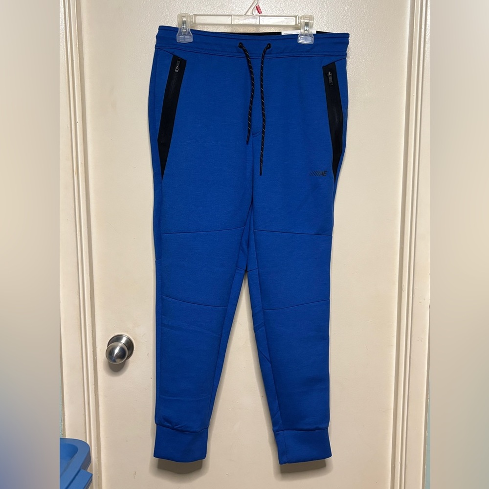 BNWT AMERICAN EAGLE ACTIVE BLUE JOGGERS SIZE MEDIUM